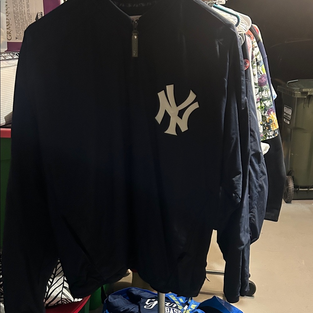 Majestic Navy Blue Lightweight Jacket